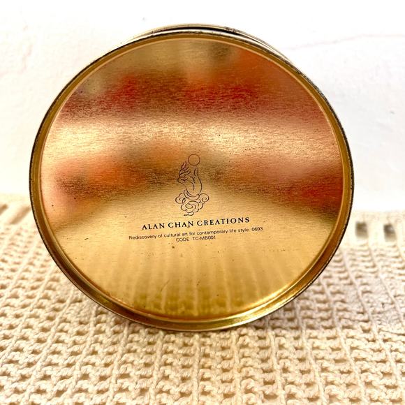 Vintage 90's Alan Chan Coasters Set & Tin Cultural Art Chinese Hong Kong Artist0 - Picture 2 of 9